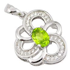 Peridot and Topaz Pendant