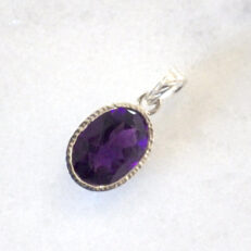 Oval Amethyst Pendant