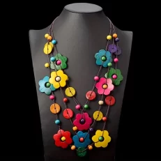 wood necklace