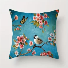 floral cushion cover