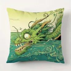 Green Dragon Cushion 2