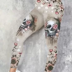 skull leggings