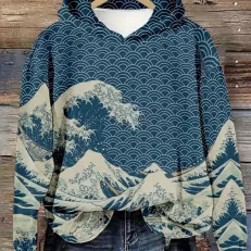 Wave Art Hoodie