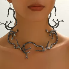 snake necklace set