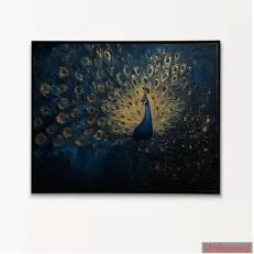 peacock painting