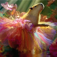 Whimsical Capybara